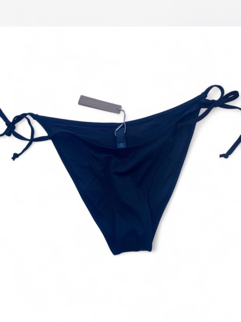 Skims black Women's Tie-Side Bikini Bottom XL - Picture 2 of 7